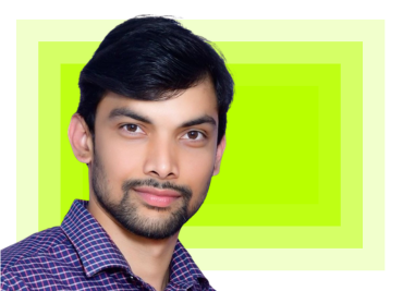 Praveen smiling in front of camera